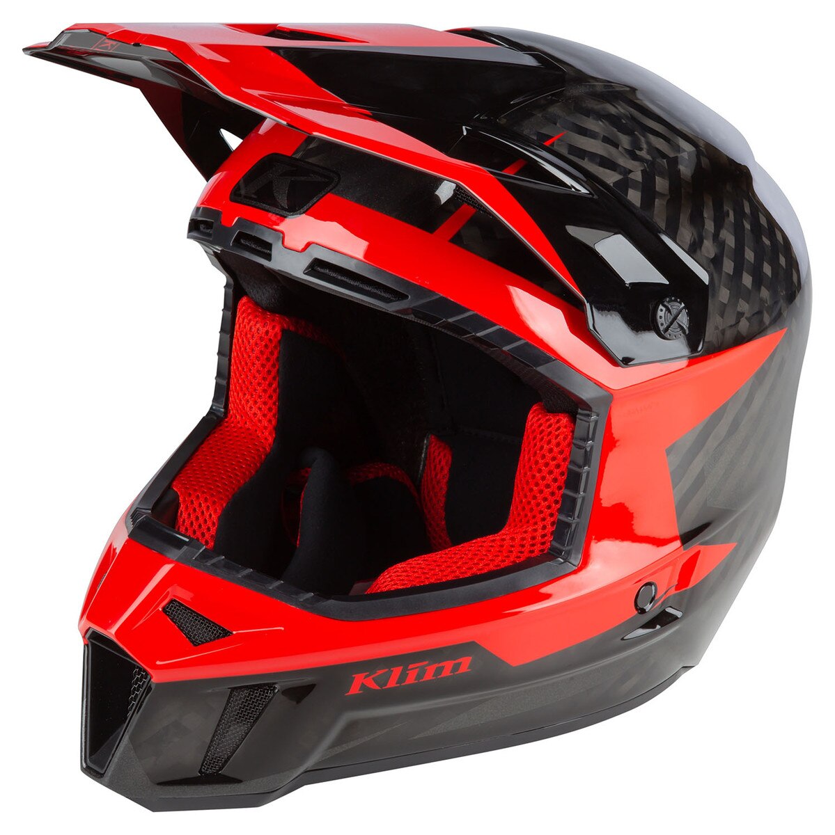 F3 Carbon Helmet ECE KLIM Snowmobile Helmet